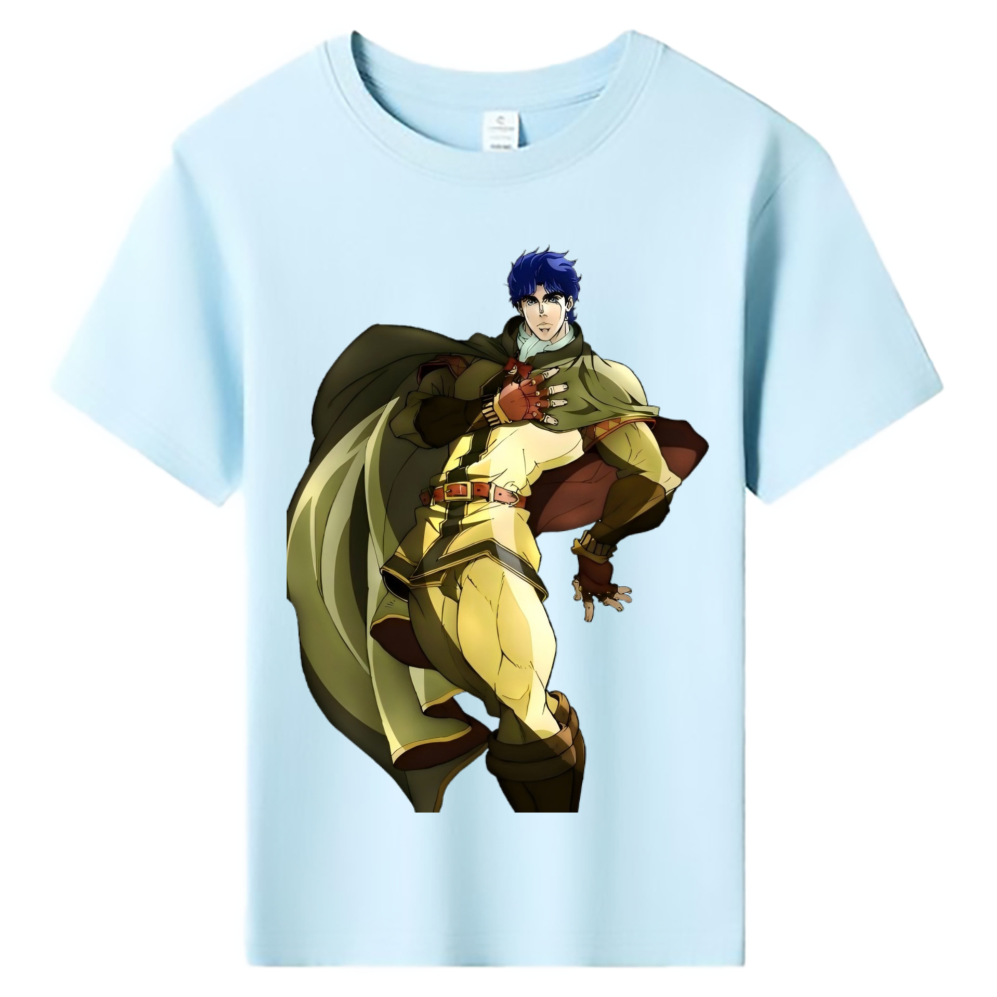 （画像用） ジョジョの奇妙な冒険 /ジョナサン?ジョースター JoJo's Bizarre Adventure Jonathan Joestar 綿100％キッズTシャツ（フロントプリント）